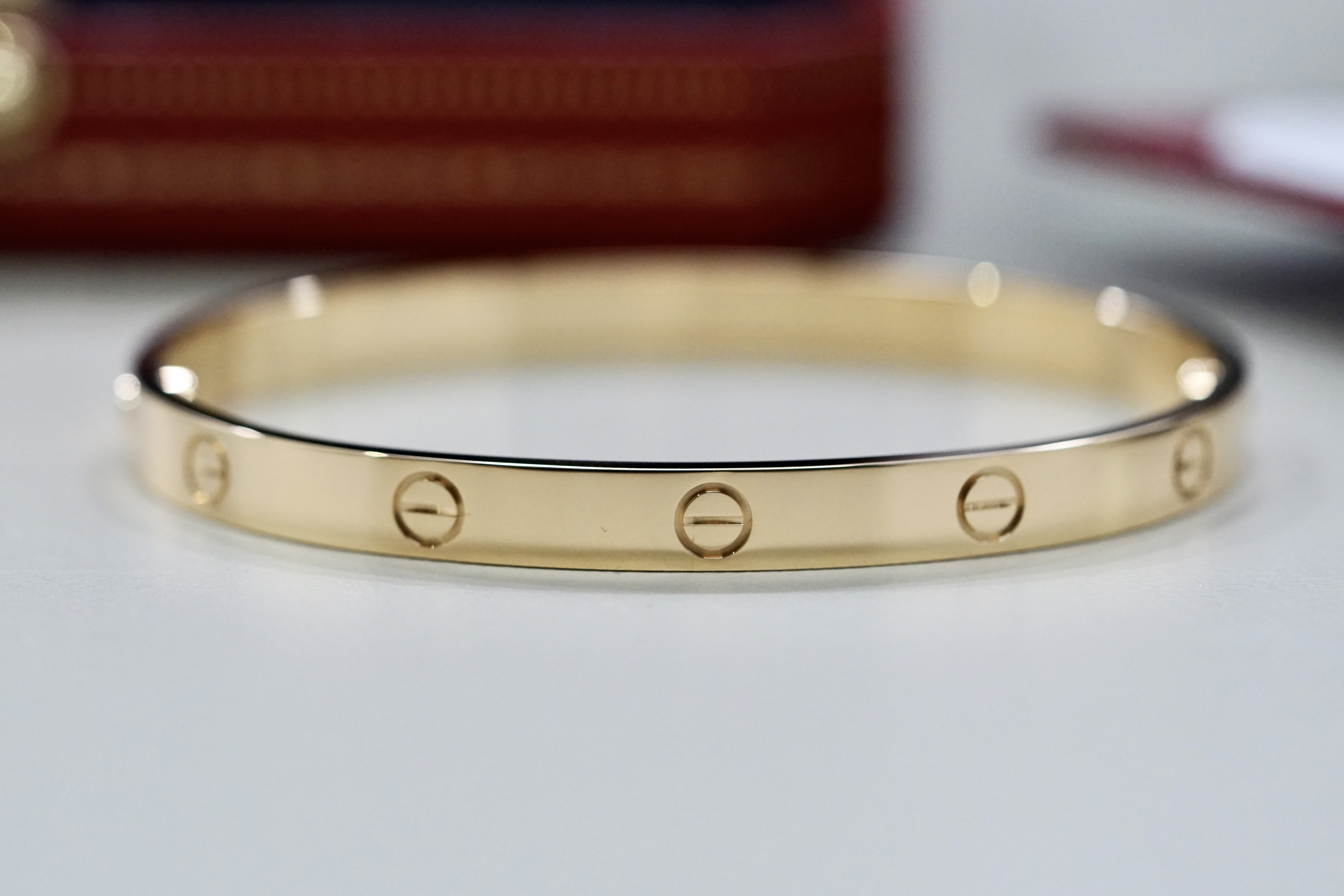 Cartier Love Bracelet in Yellow Gold Size 19 