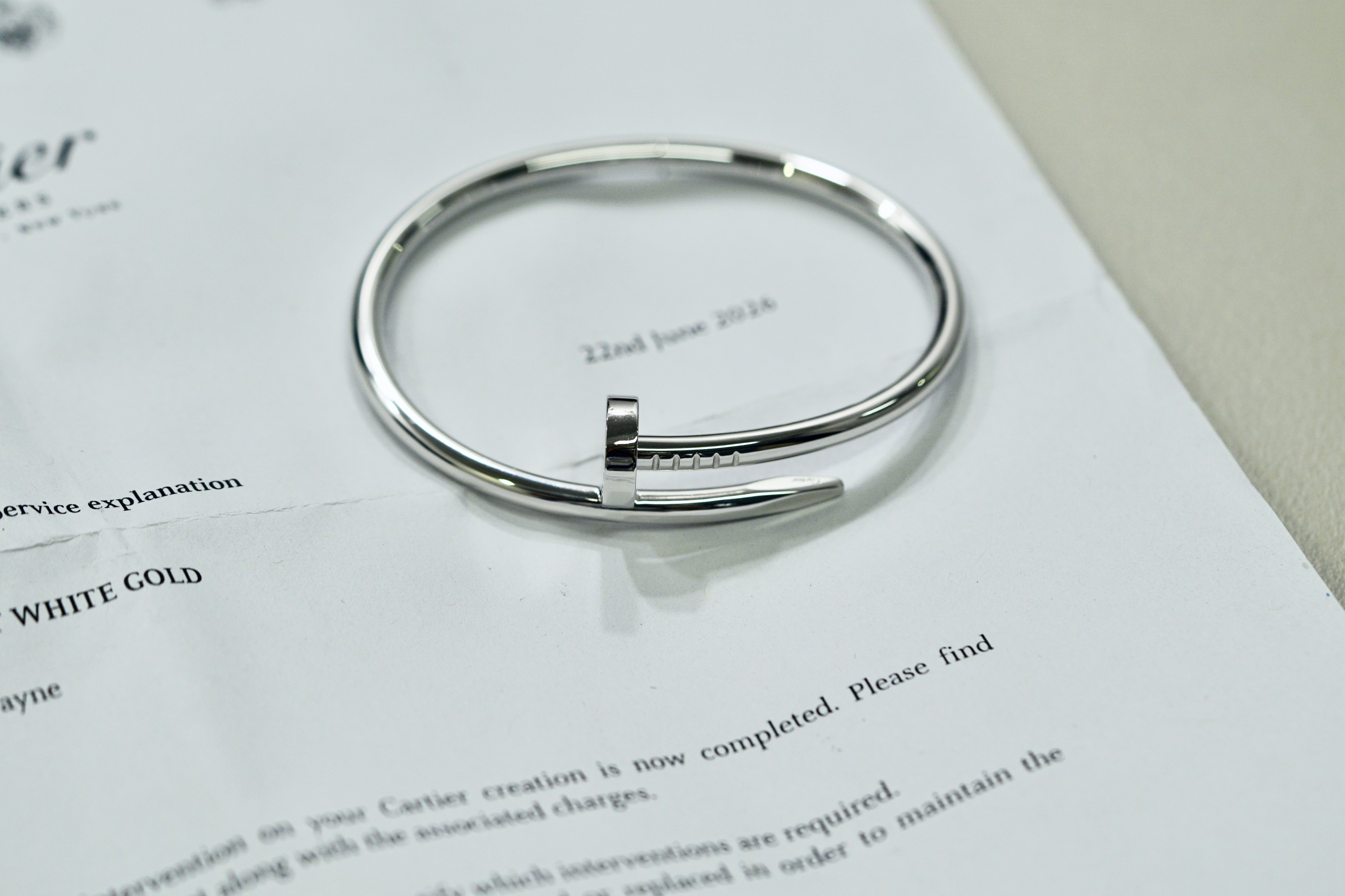 Cartier Juste un Clou Bracelet B6048316 Size 16 - RRP£8200 